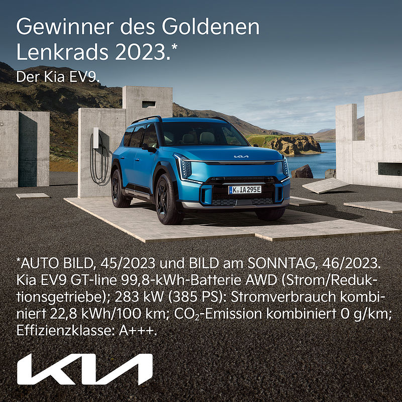 Kia EV9 - Gewinner Goldenes Lenkrad