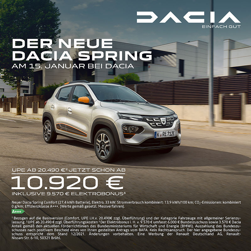 Dacia Tag 15.01.2022