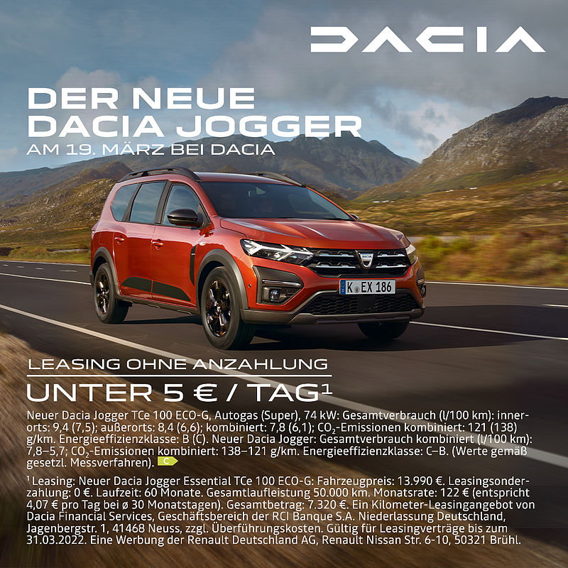 Dacia Tag 19.03.2022
