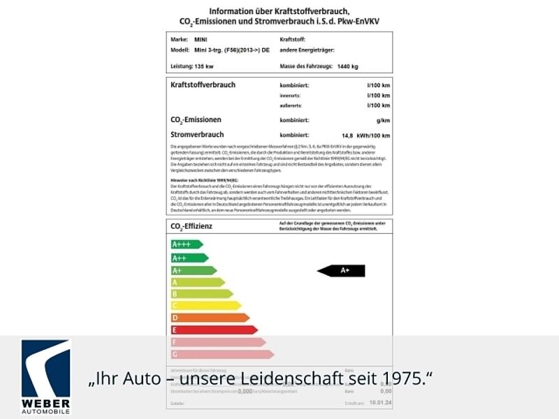 MINI COOPER SE Cooper SE Trim S Mini 3-trg. Navi